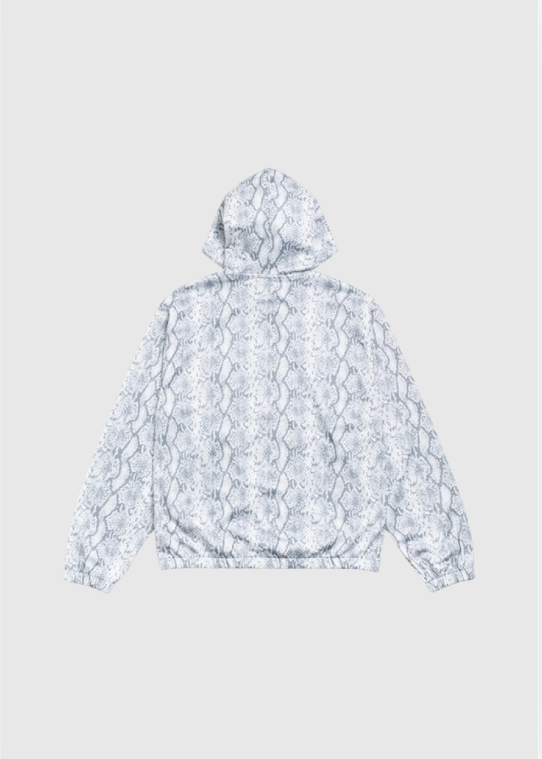 Stussy Hoodie - Athletic Mesh Zip - Snake