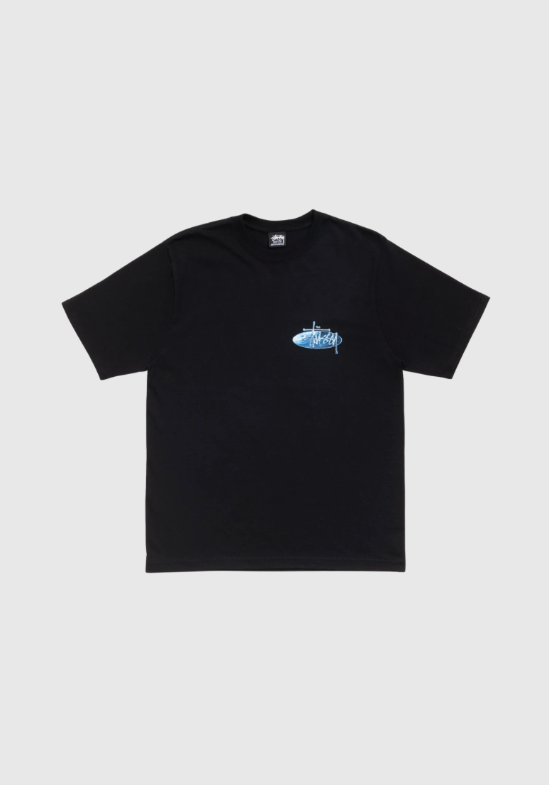 Stussy Tee - Wave Oval - Black
