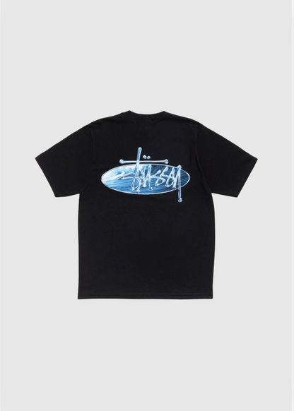 Stussy Tee - Wave Oval - Black