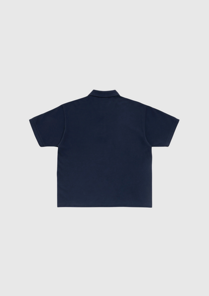 Stussy Polo - Classique Pique - Navy