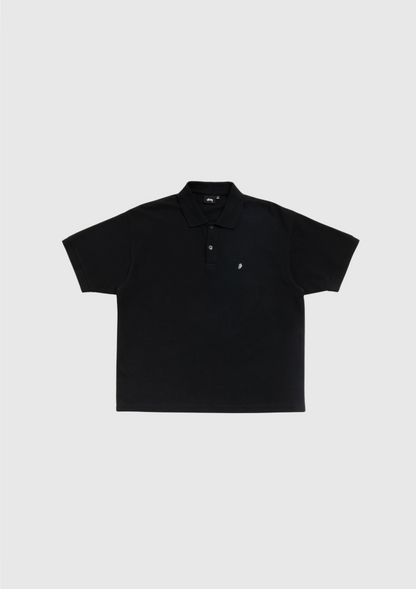 Stussy Polo - Classique Pique - Black
