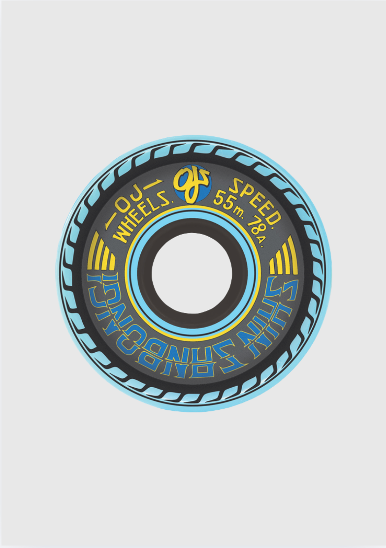 OJ Wheels - Sanbongi 55mm Mini Super Juice Blue - 78A
