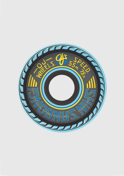 OJ Wheels - Sanbongi 55mm Mini Super Juice Blue - 78A