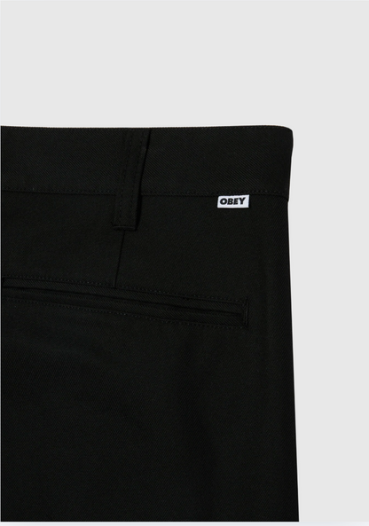 Obey Pant - Dean Pleated - Black