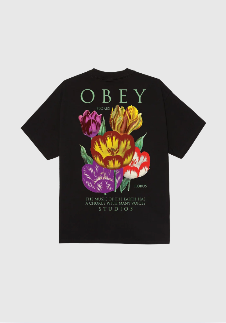 Obey Tee - Florus Robus - Black