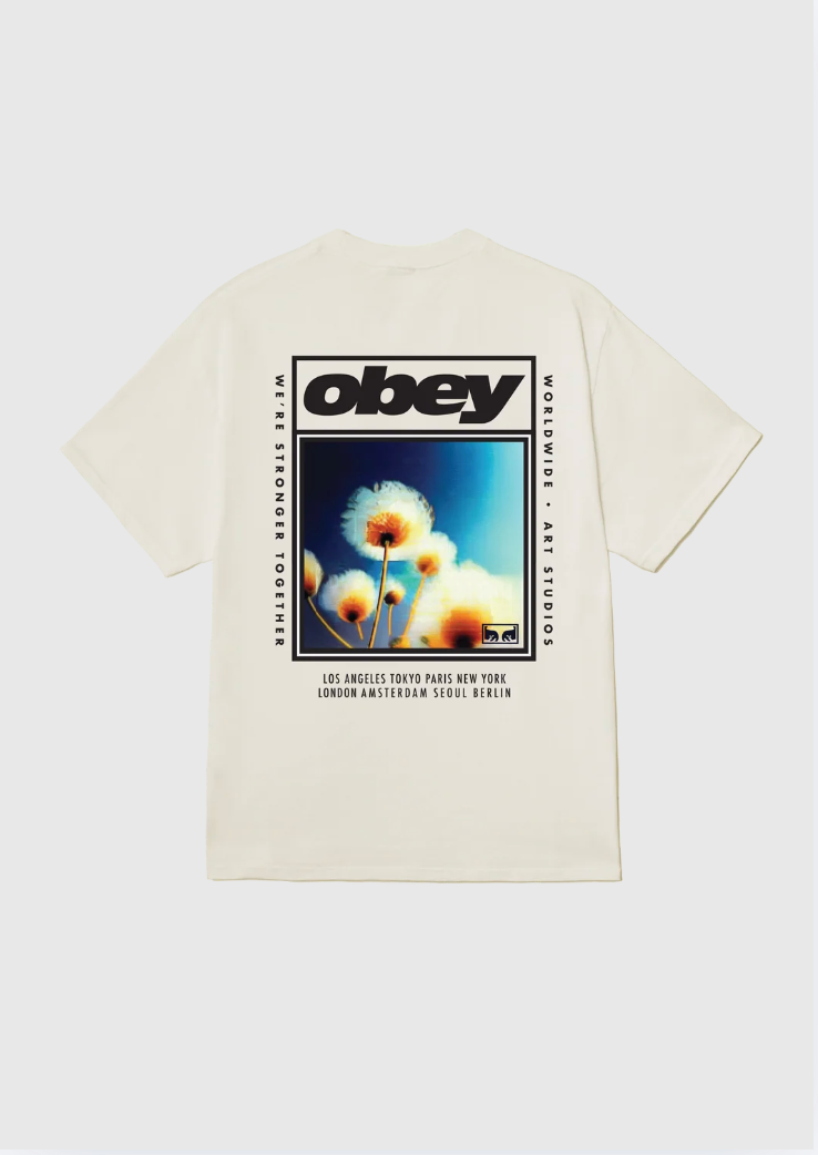 Obey Tee - Stronger Together - Vintage White