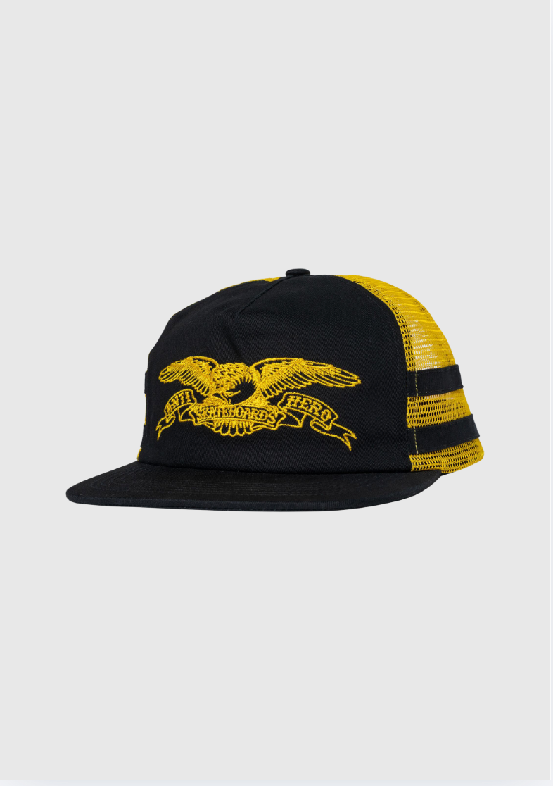 Anti Hero Casquette - Basic Eagle - Black/Yellow
