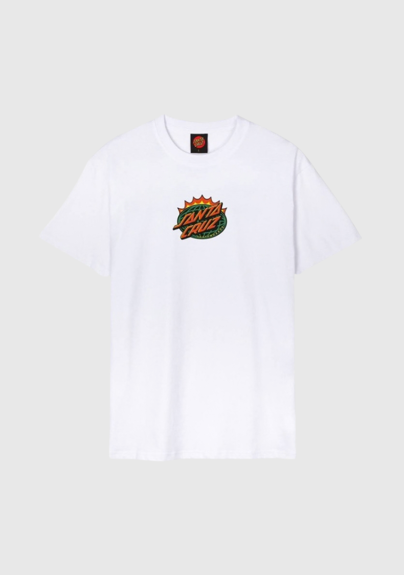 Santa Cruz T-Shirt - End Of The Dot - White