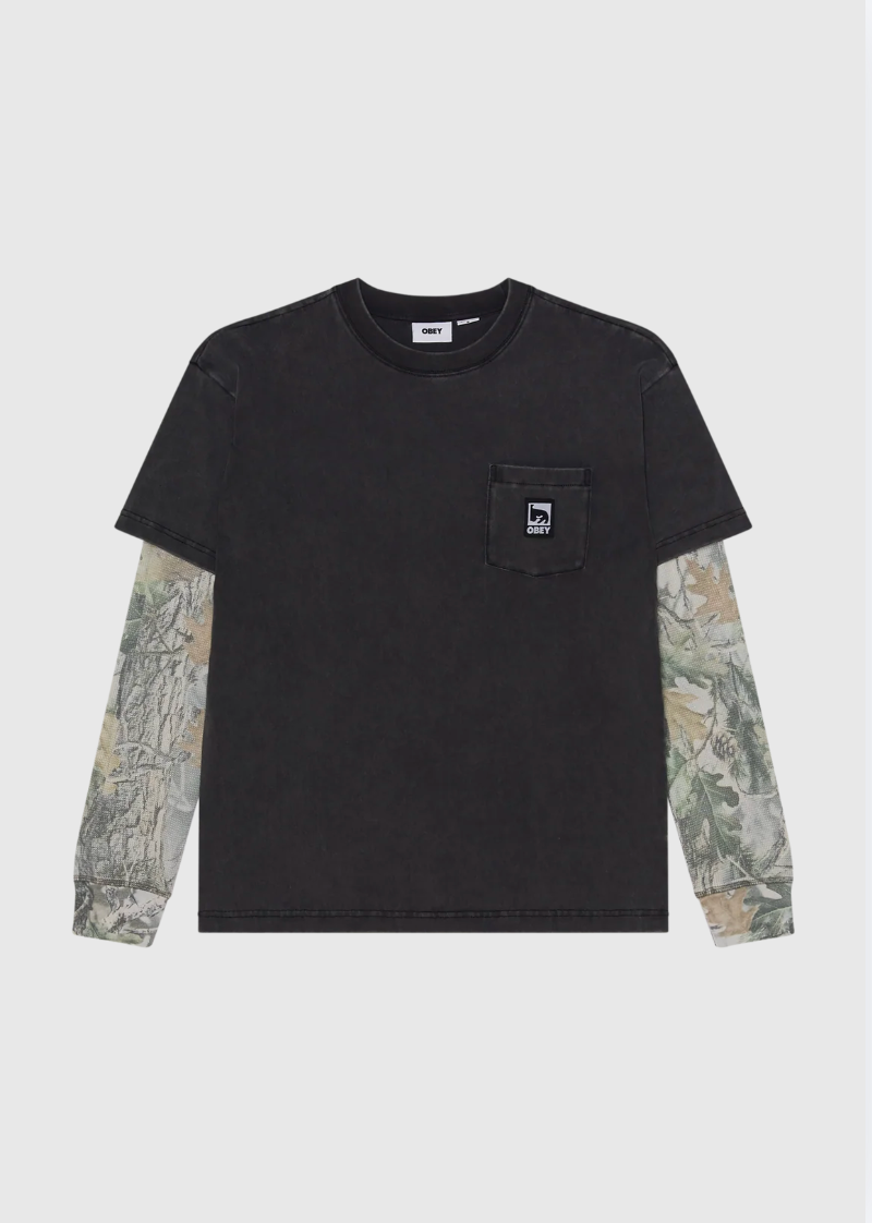 Obey Tee - Post 2Fer - Black Limo Multi