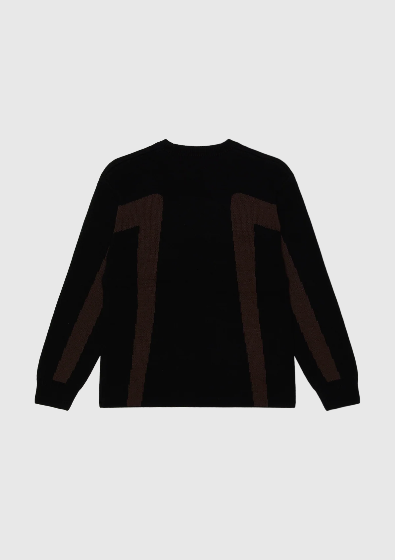Obey Knit - Bran Sweater - Digital Black Multi