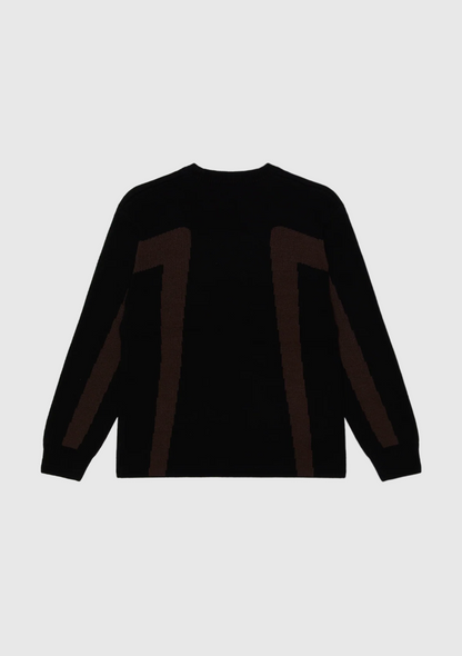 Obey Knit - Bran Sweater - Digital Black Multi