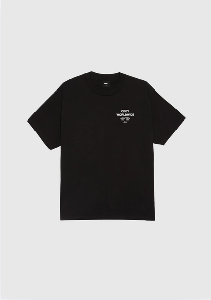 Obey Tee - Angel Above - Black