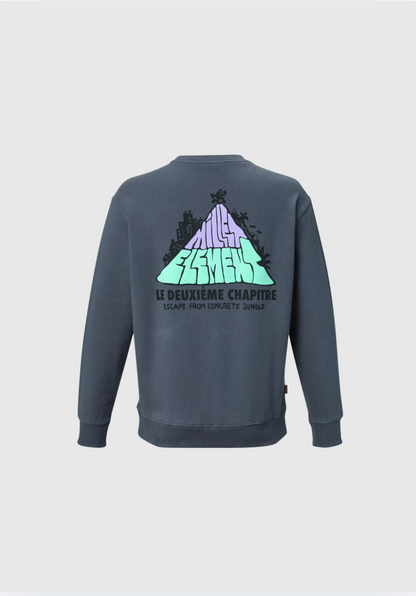 Element x Millet - Crewneck Hit The Top - Blue