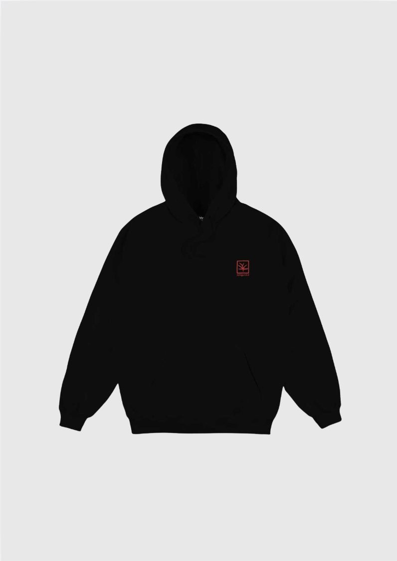 Magenta Hoodie - Bonsai - Black