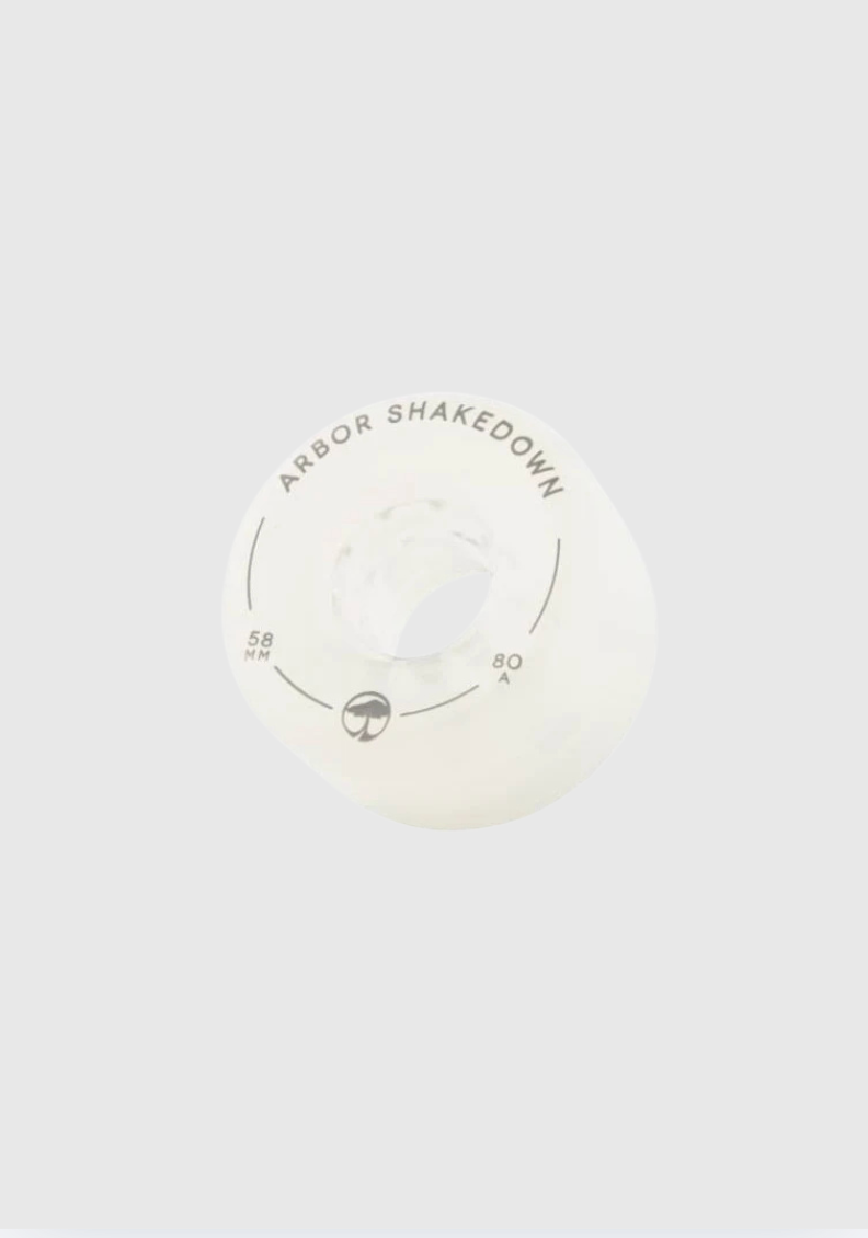 Arbor Wheels - Shakedown - Ghost White - 58mm