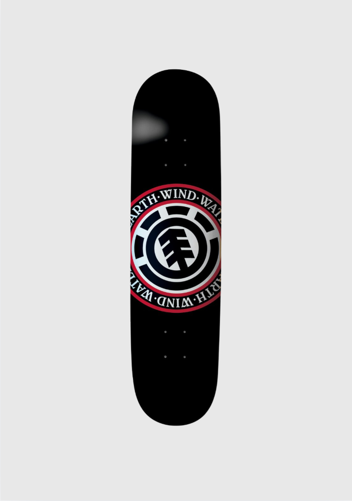 Element Board - Team Deck Seal - Black - 8.25