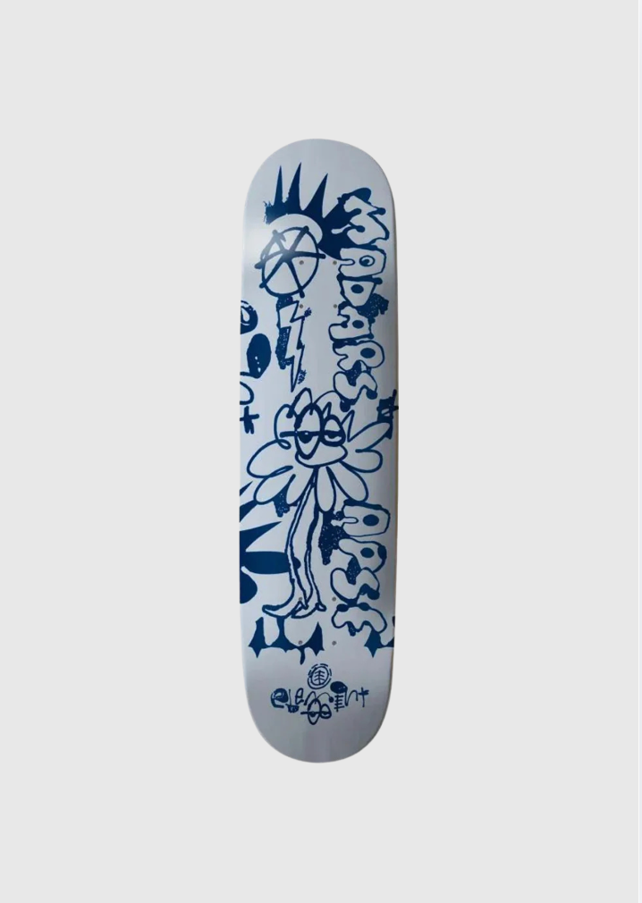 Element Board - Pro Deck Nature Madars Apse - White/Blue - 8.5