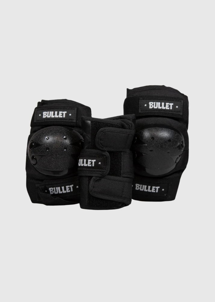 Bullet Pads - Triple Padset Standard Combo Junior - Black