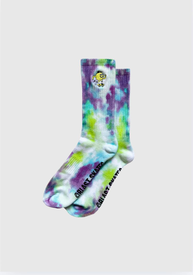 Blast Chaussettes - Embroidered Mascot Logo - Tie Dye