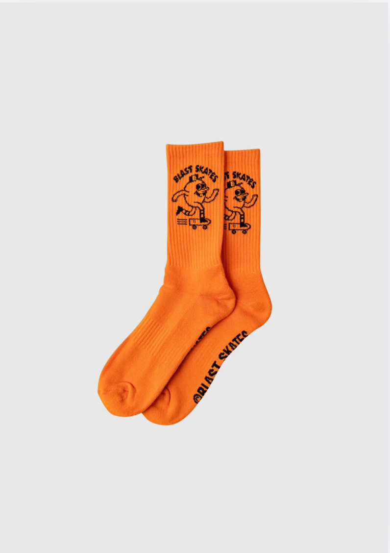 Blast Chaussettes - Logo Crew - Orange
