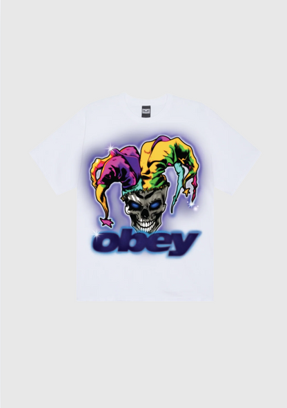 Obey Tee - Jester - White