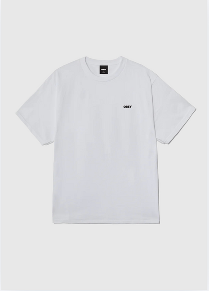 Obey Tee - Pastures - White