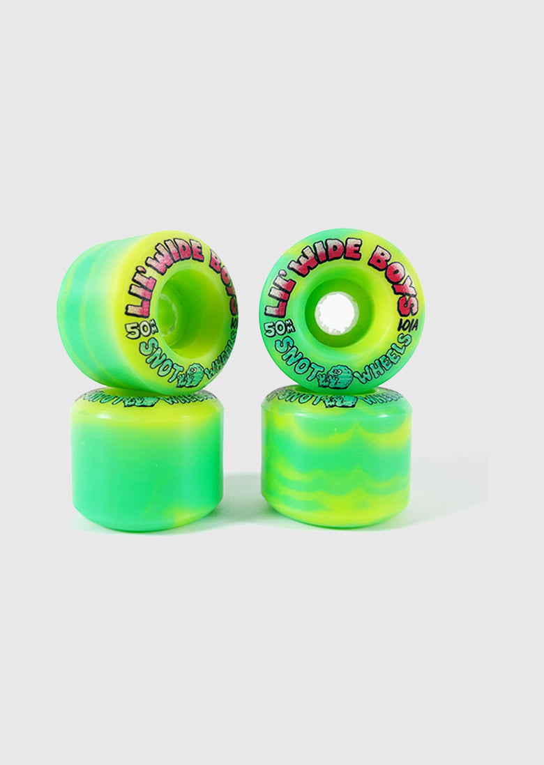 Snot Wheels - Wide Boys - Yellow/Green 50mm 101A