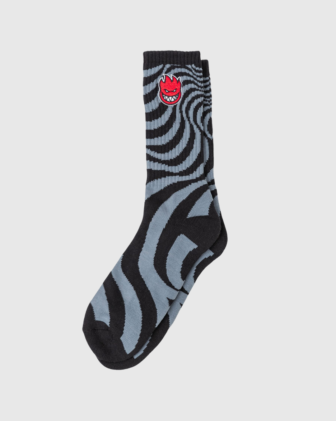 Spitfire Chaussettes - Big Head Fill Swirl - Black/Charcoal/Red