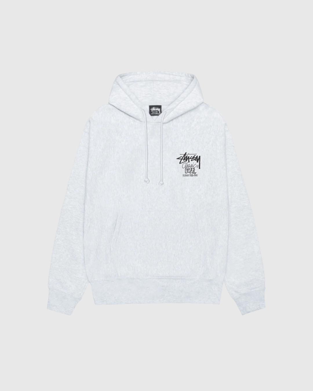 Stussy Hoodie - Classic Gear - Ash Heather