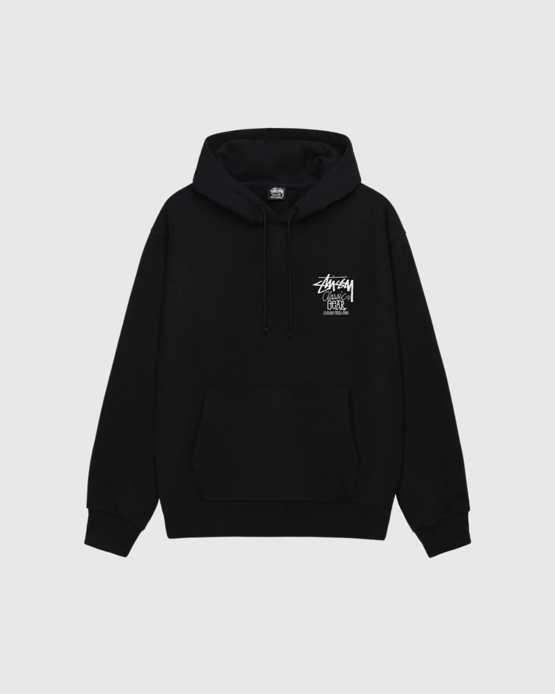 Stussy Hoodie - Classic Gear - Black
