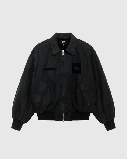 Stussy Jacket - Flight Bomber - Black