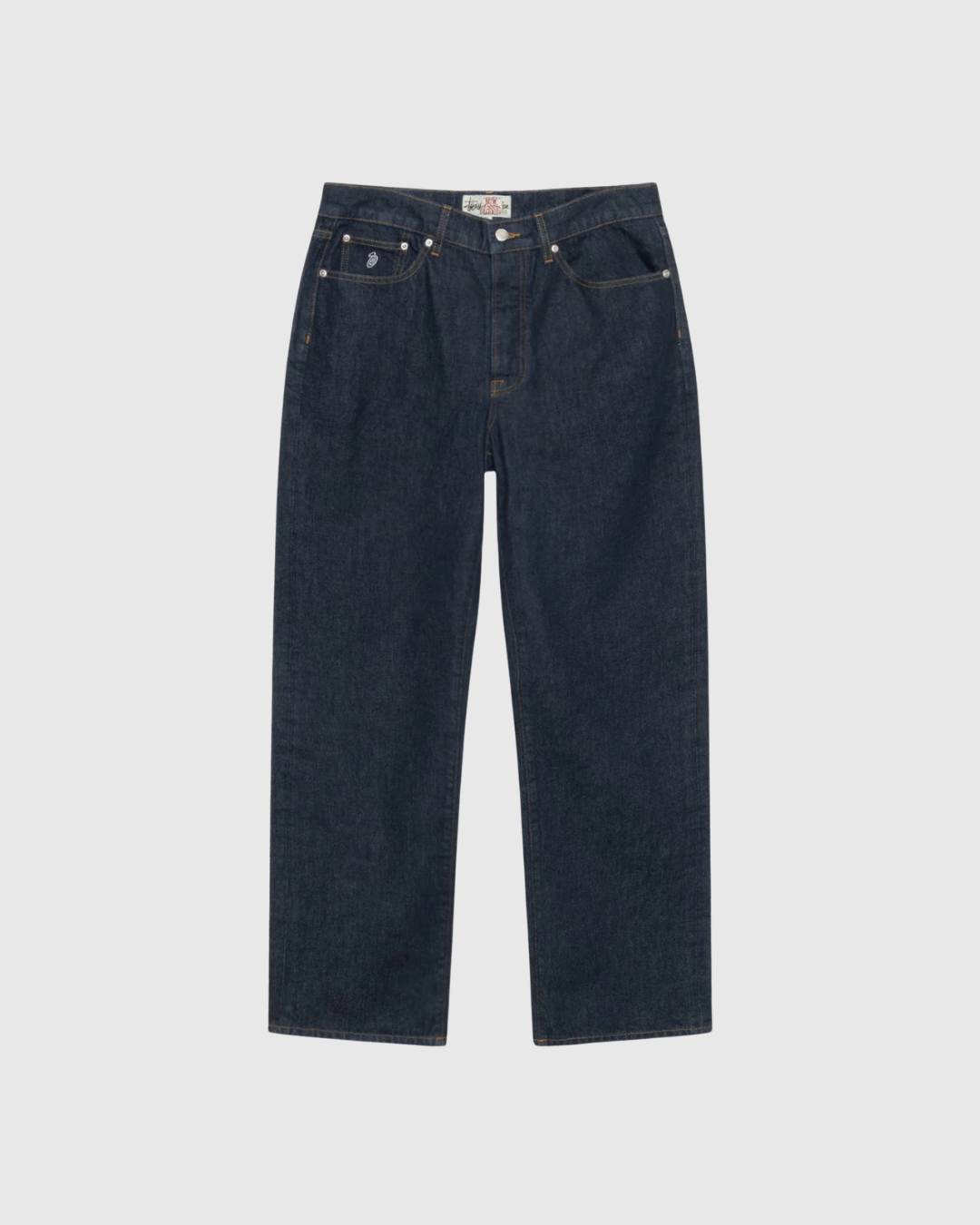 Stussy Pant - New Classic Jeans Denim - Rinsed Indigo
