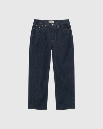 Stussy Pant - New Classic Jeans Denim - Rinsed Indigo