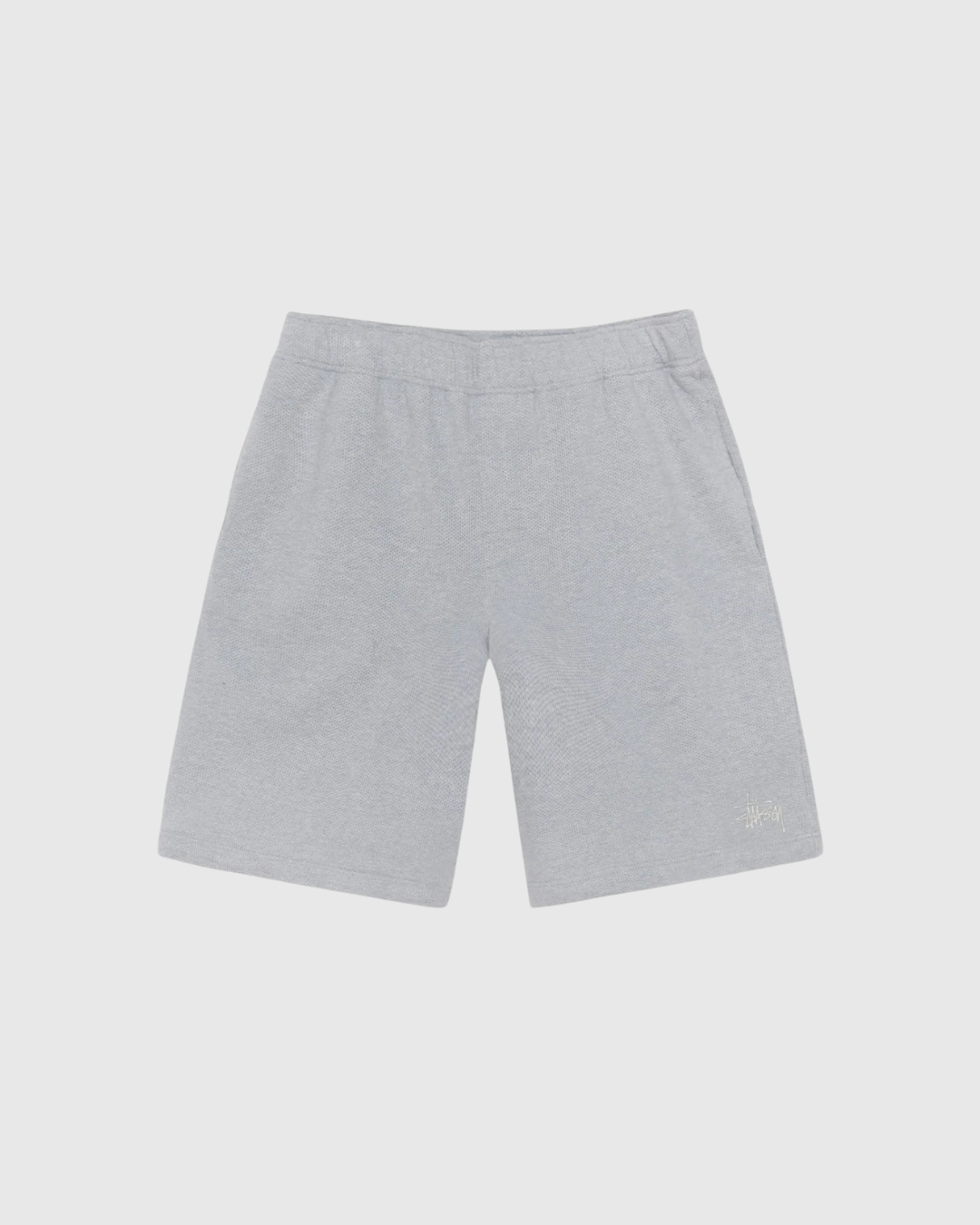 Stussy Short - Double Layer Jersey - Heather Grey