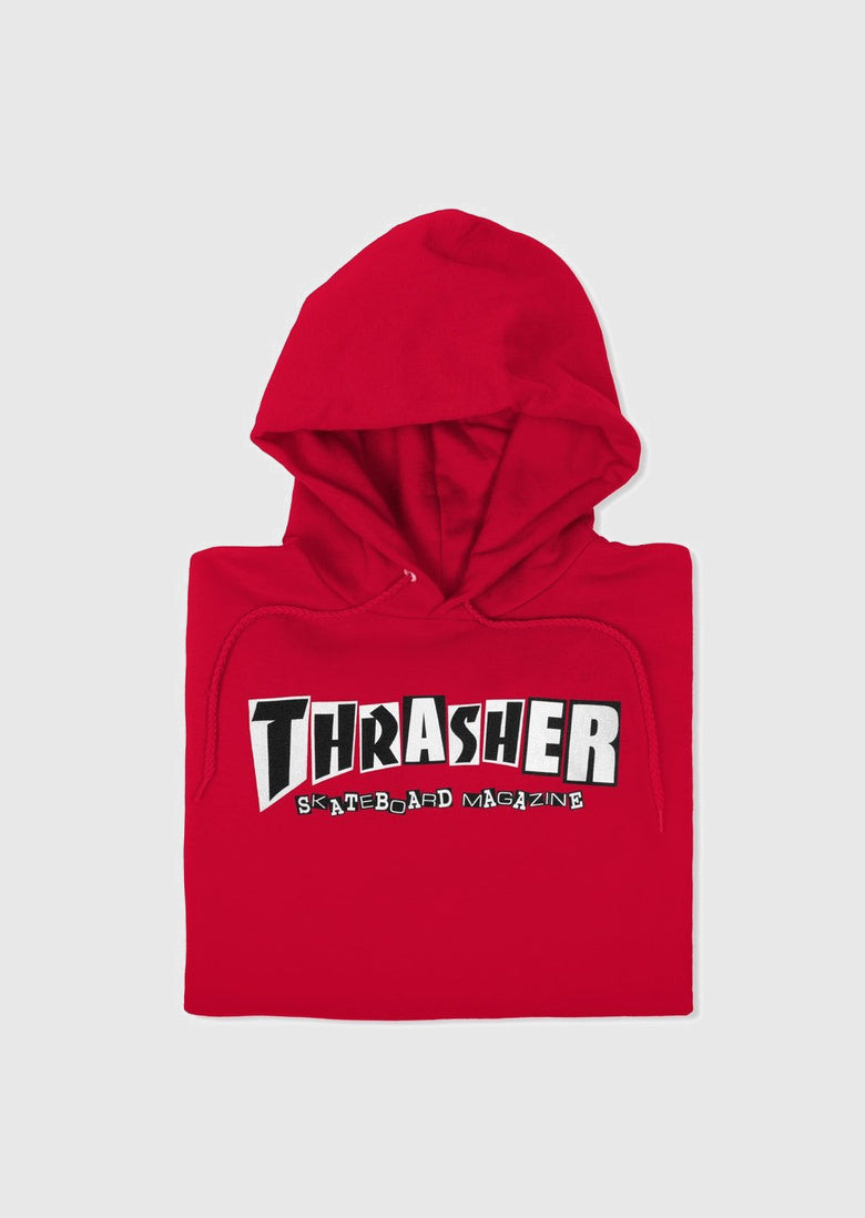 Thrasher - THRASHER SWEAT BAKER HOOD RED
