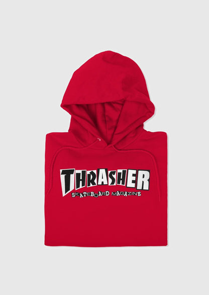 Thrasher - THRASHER SWEAT BAKER HOOD RED