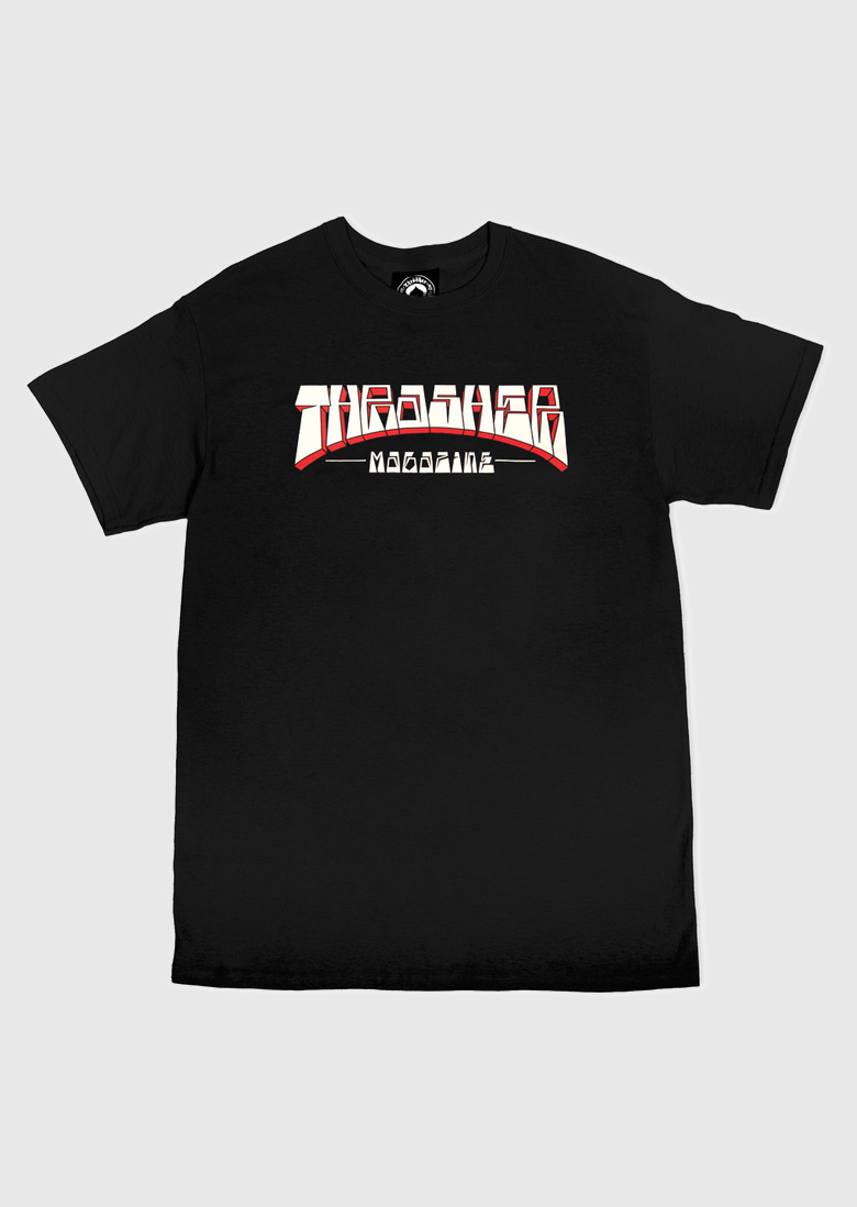 Thrasher - THRASHER T-SHIRT FIRME LOGO SS BLACK