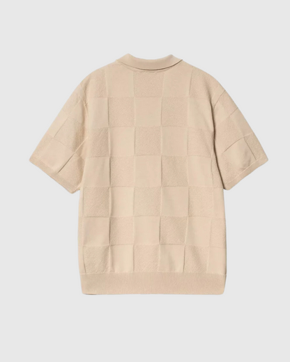 Carhartt WIP Polo - Checker - Fleur De Sel