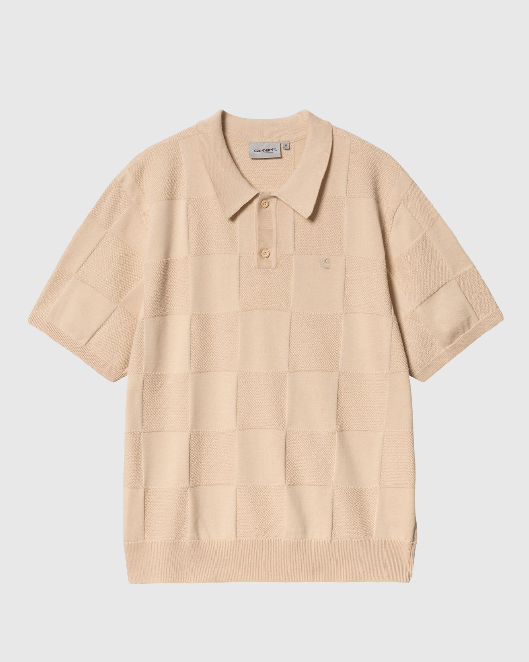 Carhartt WIP Polo - Checker - Fleur De Sel