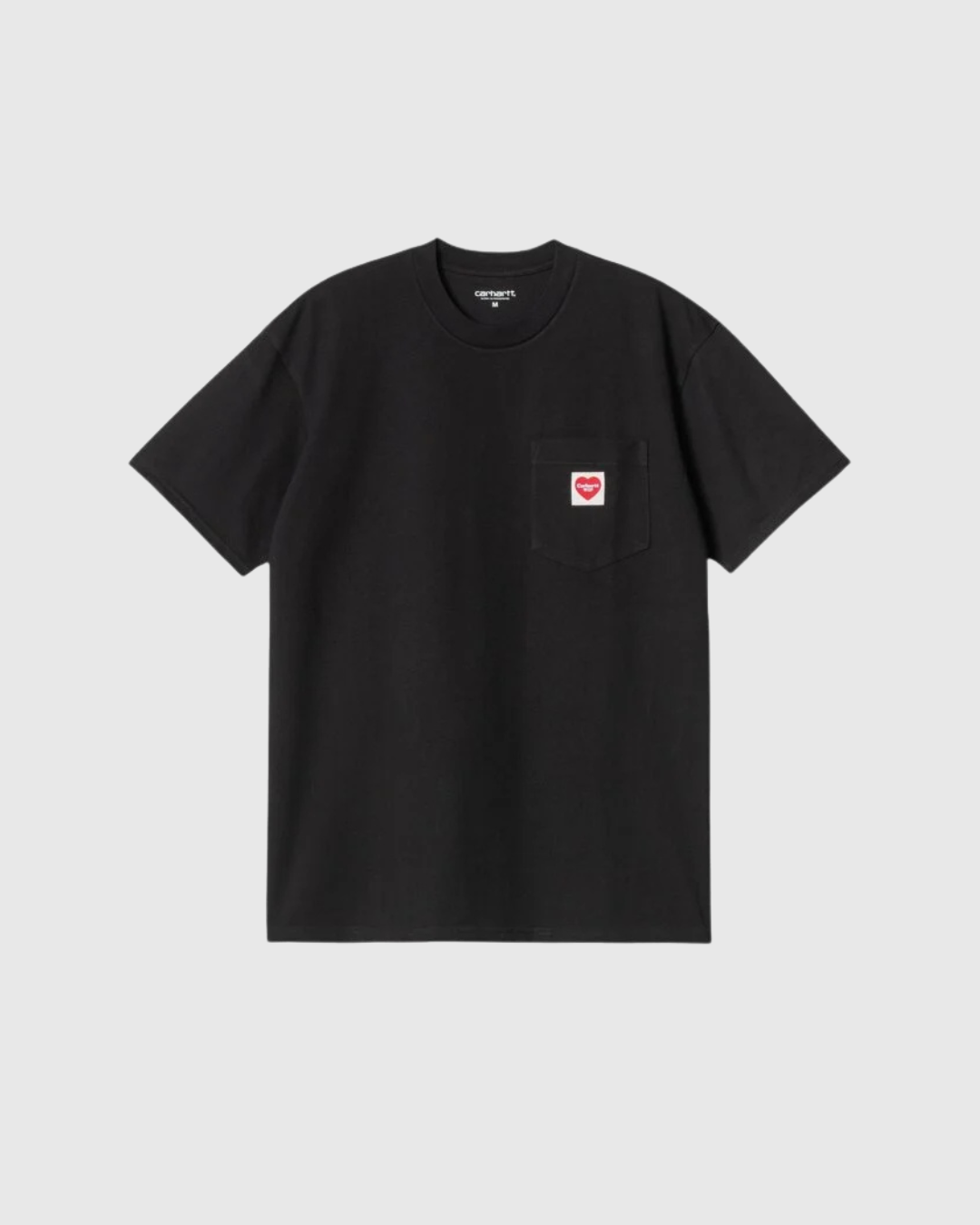 Carhartt WIP Tee - Pocket Heart - Black / Red