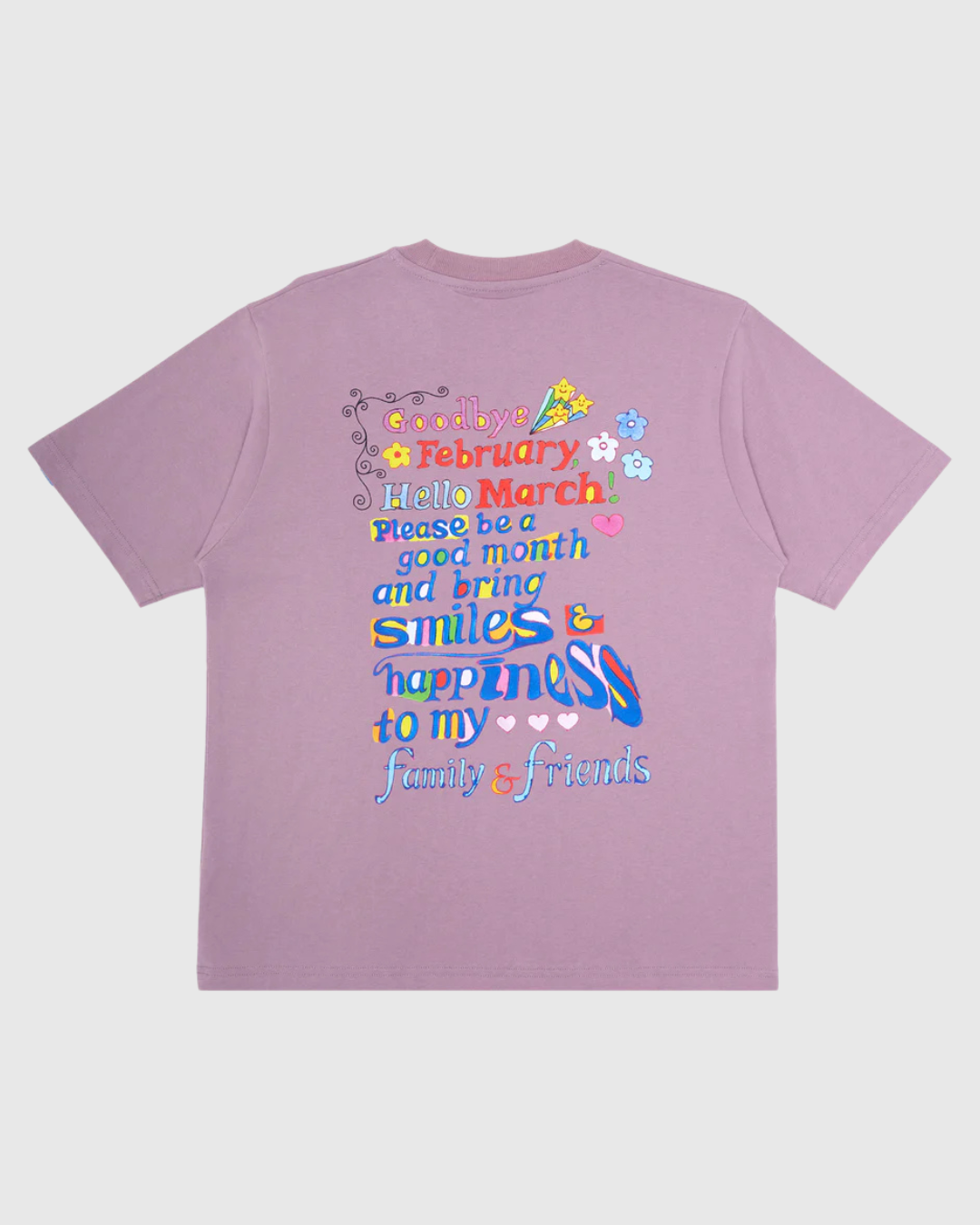 WKND Tee - Heloo March - Mauve
