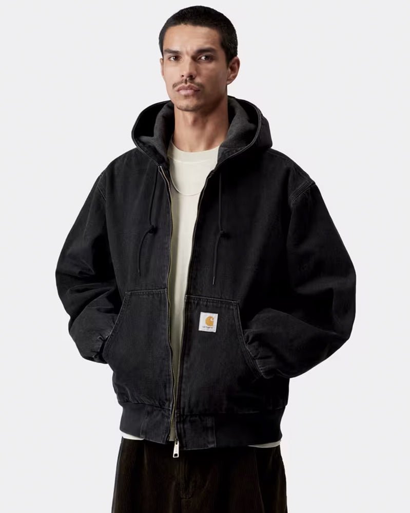 Carhartt WIP Jacket - OG Active - Black Stone Washed