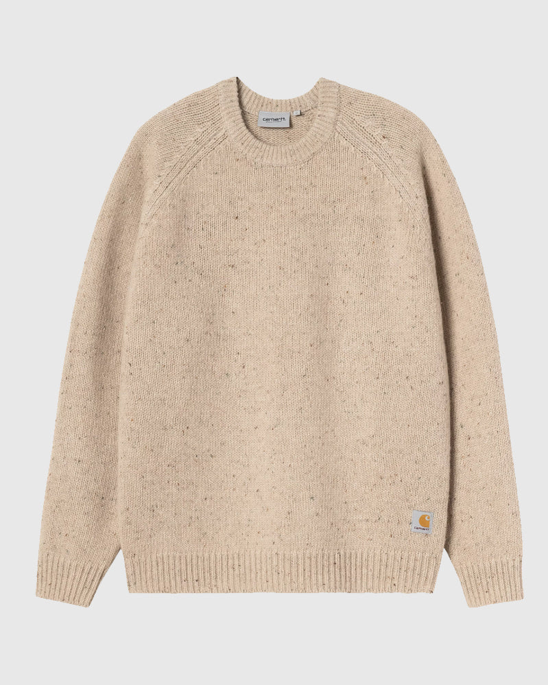 Carhartt WIP Sweater - Anglistic - Speckled Fleur de Sel