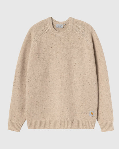 Carhartt WIP Sweater - Anglistic - Speckled Fleur de Sel