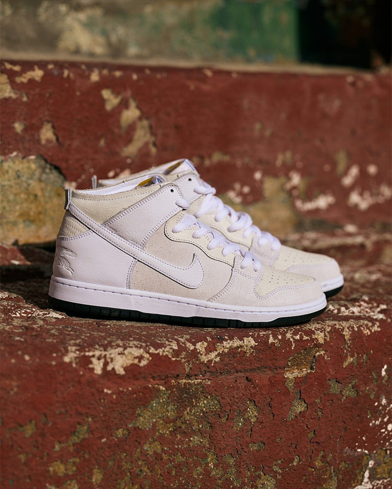 Nike SB - Dunk Hi Pro - Anti-Hero  - White/White/Black