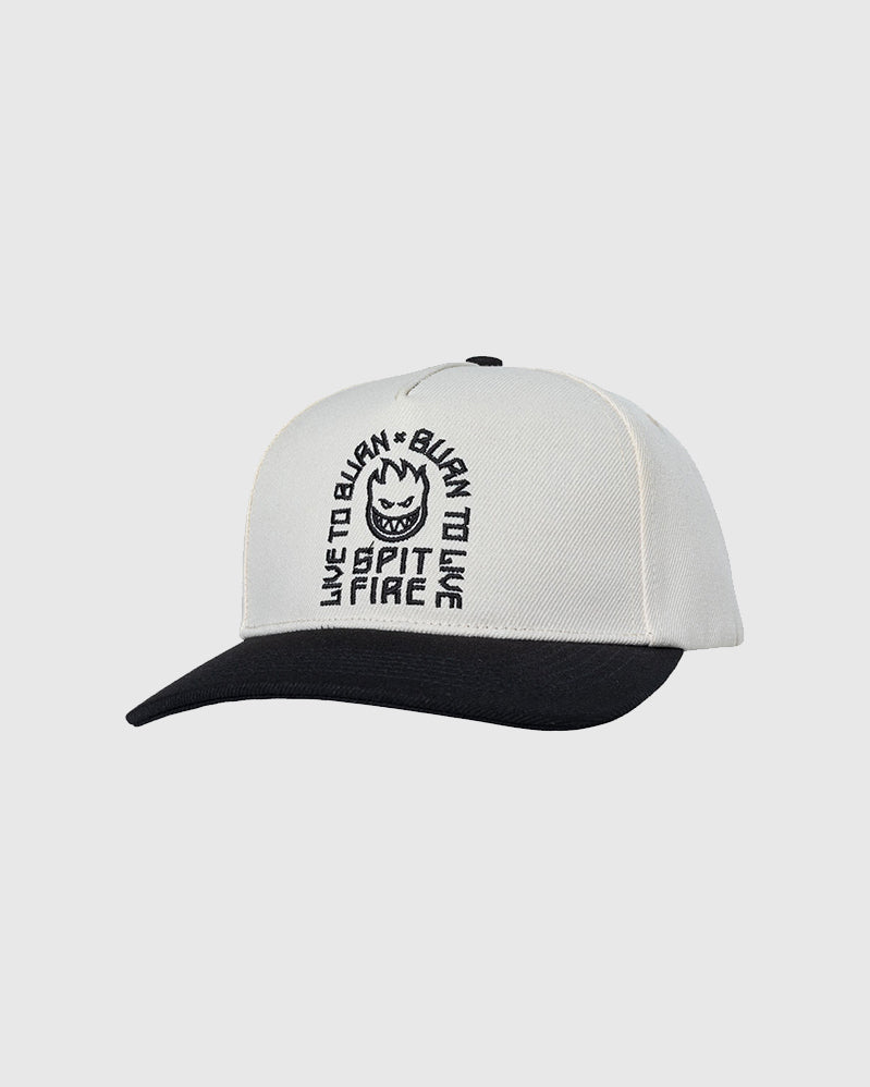 Spitfire Cap - LTB Arch Snapback - Off White