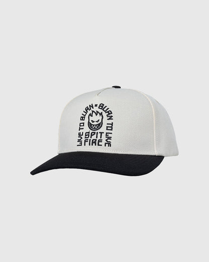 Spitfire Cap - LTB Arch Snapback - Off White