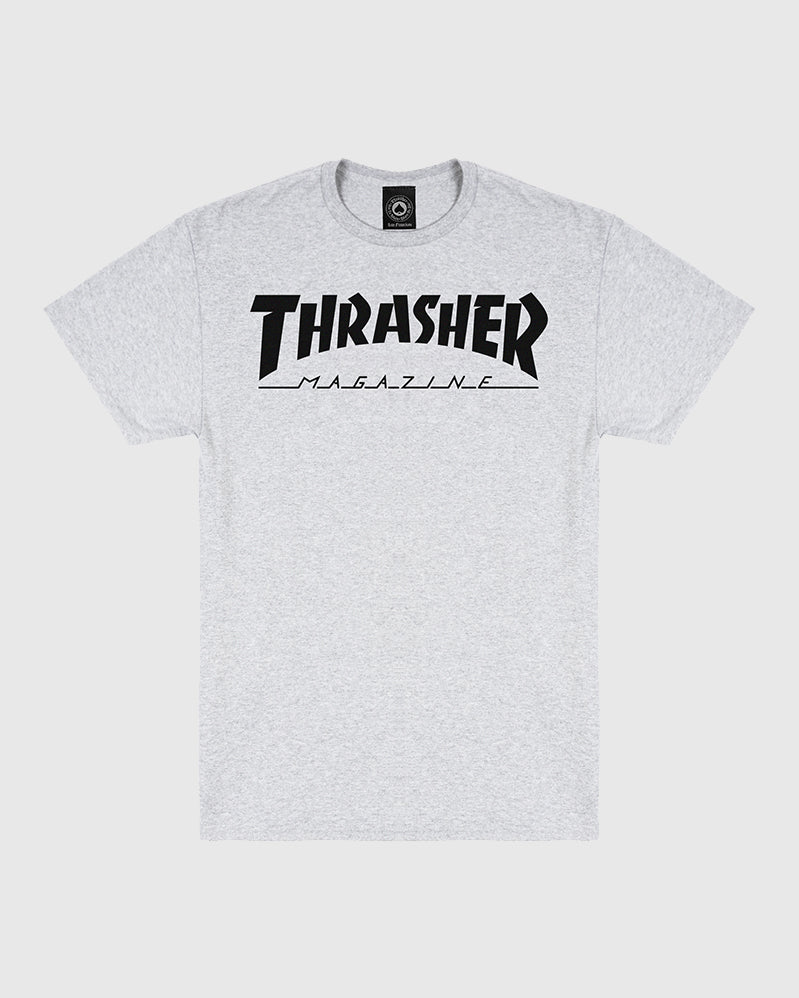 Thrasher Tee - Skate Mag - Ash Grey/Black