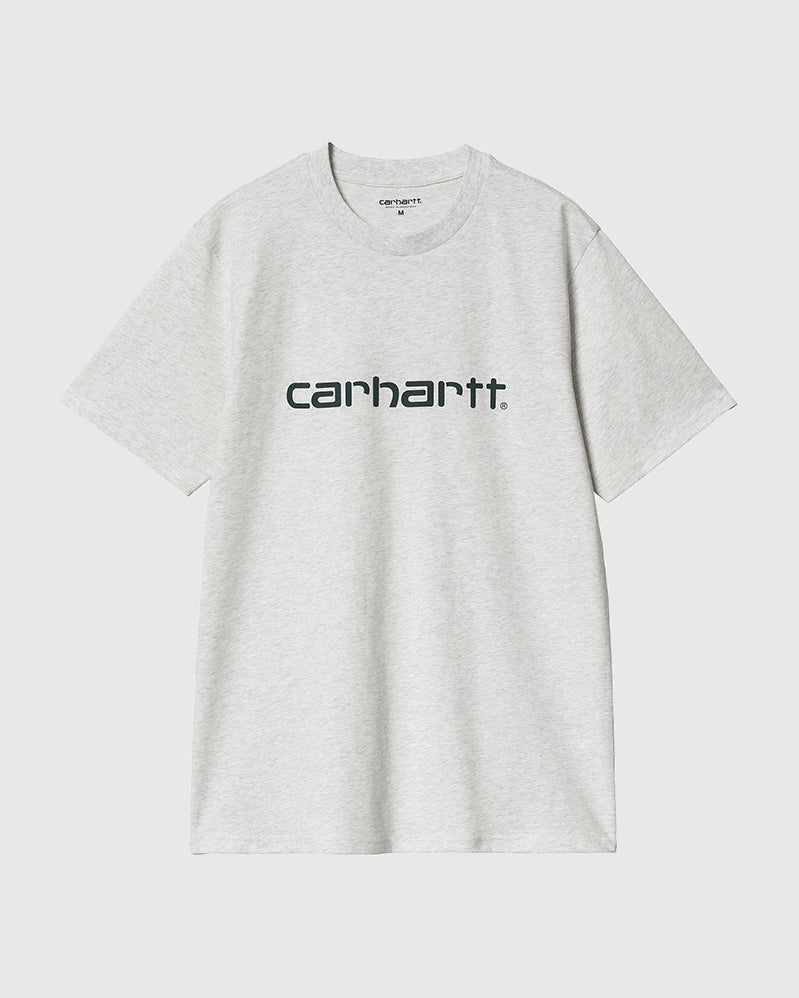 Carhartt WIP Tee - Script - Ash Heather