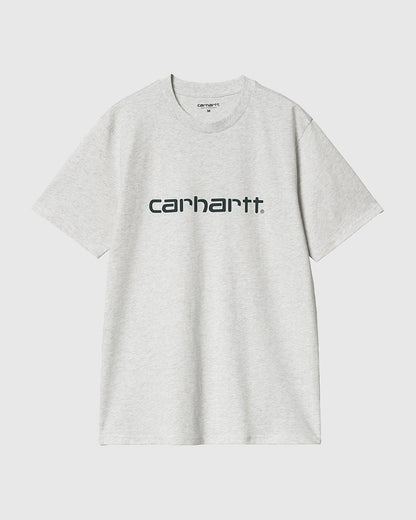 Carhartt WIP Tee - Script - Ash Heather